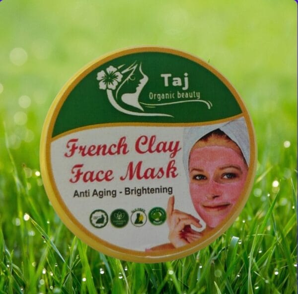 Rose clay face mask