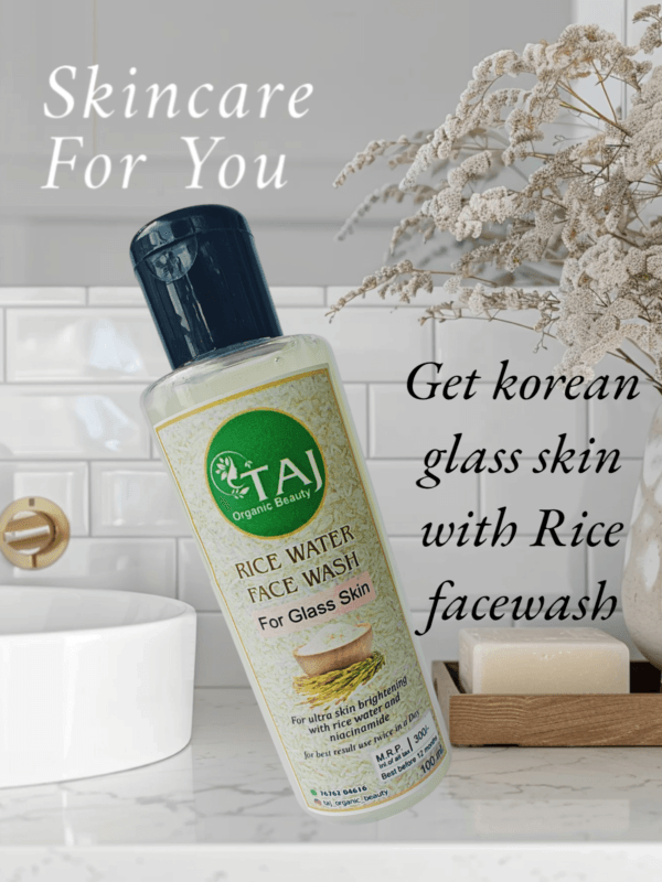 Rice water facewash